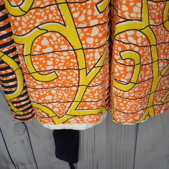 PORRIDGE Anthropologie Flight of the Bee Multi Mix Rayon Silk Dress sz M - Picture 8 of 16